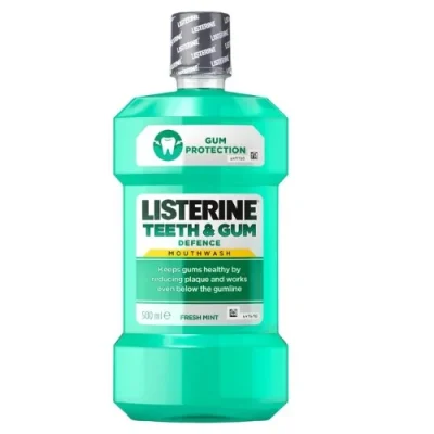 Listerine Teeth & Gum Defence Anti-Bacterial Mouthwash -250ml