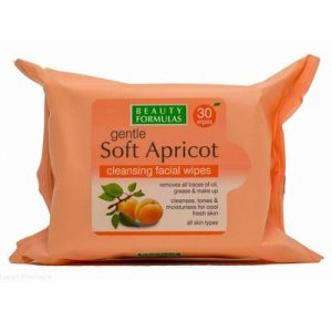 Beauty Formulas Gentle Soft Apricot Cleansing Facial Wipes