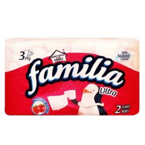 Familia Ultra Strawberry Scented Tissue - 3Ply 48 Rolls