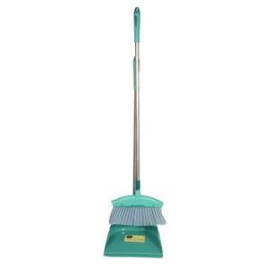 Premium Long Broom And Dustpan