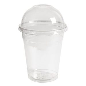 Disposable Parfait/Smoothie Cups With Dome Lid x16