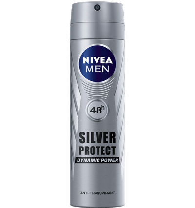 Nivea Silver Protect Anti-Perspirant Spray For Men, 48h