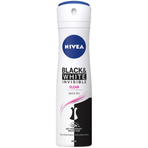 Nivea Black & White Invisible Clear Anti-Perspirant Spray For Women - 200ml