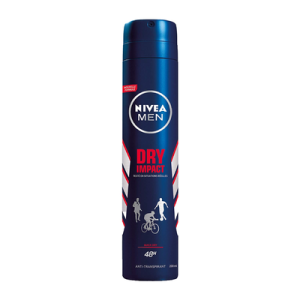 Nivea Dry Impact Anti-Perspirant Spray For Men - 200ml