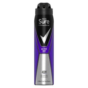 Sure Men MotionSense Active Dry Antiperspirant Deodorant Spray - 250ml