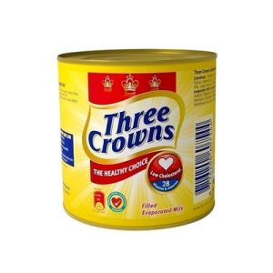 Three Crowns Filled Evaporated Milk - 160g (Pack of 24)