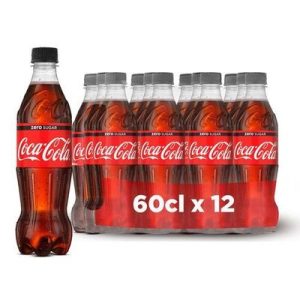Coke Zero Pet Bottle - 50cl x12