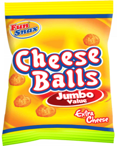Fun Snax Cheese Balls Snack Pack  | 35g x 5