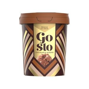Go-Slo Premium Ice Cream (Chocolate & Almond | 320ml)