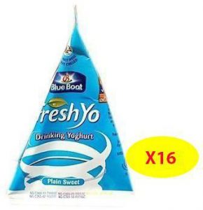 FreshYo Yoghurt - Plain Sweet | 115ml x16