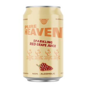 Pure Heaven Sparkling Health Red Grape Drink (Can) - 33cl