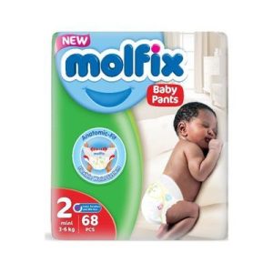 Molfix Mini Baby Pants Size 2 (3-6kg) x68