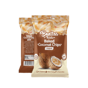 Bonitas Treats Baked Coconut Chip Original - 100g