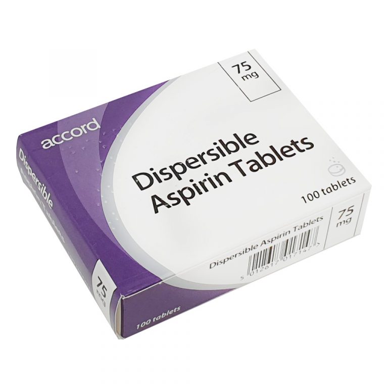 Dispersible Aspirin (100 Tablets)