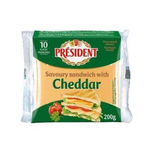 President Savoury Sandwich with Cheddar - 200g