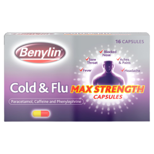 Benylin Cold & Flu Max Strength -16 Capsules