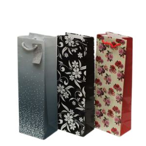 Wine Gift Bag Assorted x 1