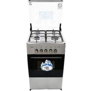 Scanfrost 4-Burner Gas Cooker CK-5400 NG - Silver