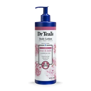 Dr Teal’s Body Lotion Calming Rose & Milk – 532ml