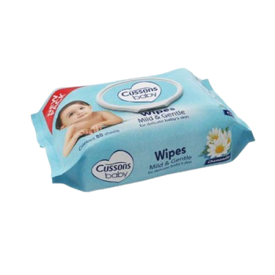 Cussons Mild and Gentle Chamomile Baby Wipes (80Pcs)