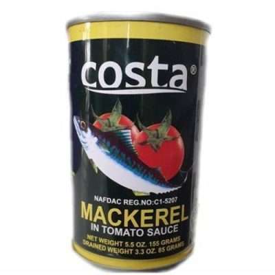 Costa Mackrel In Tomato Sauce 155g