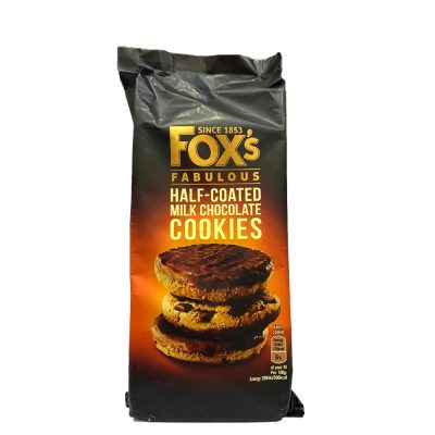 Fox Fabulous Half-Coated Milk Chocolate Cookies