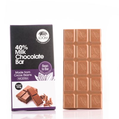Loom 40% Milk Chocolate Bar (100g)