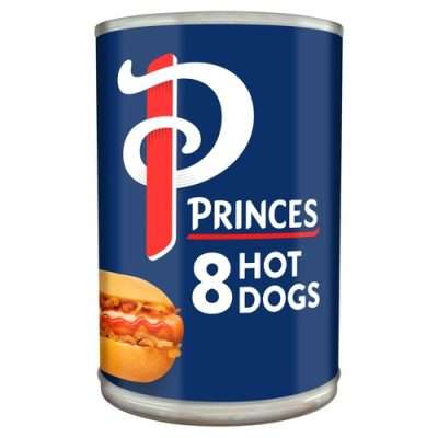 Princes 8 Hot Dog Sausages (400G)