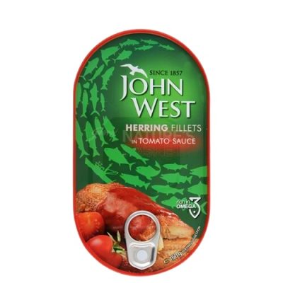 John West Herring Fillets Tomato Sauce (160g)