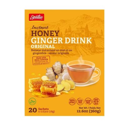 lipatea Instant Honey Ginger Drink | 12.6oz (360g)