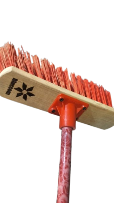 Blossom Wooden Broom for Rough Surfaces