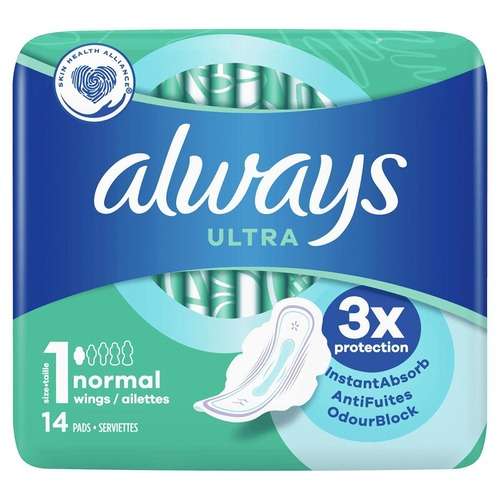 Always Ultra Super With Wings 14'S -DBL (1pack)