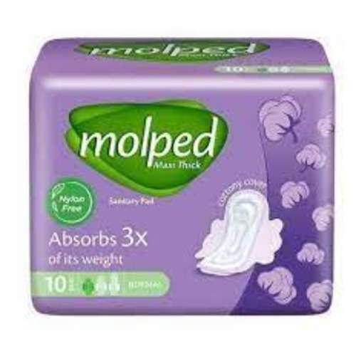 Molped Maxi Thick Sanitary Pad Normal 10'S (1pack)