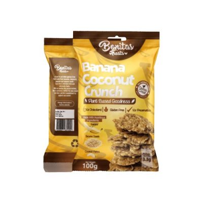 Bonitas Banana Coconut Crunch (100g)