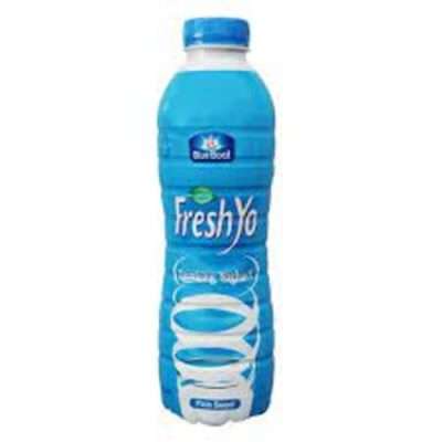 Blue Boat Fresh Yo Drinking Yoghurt Plain Sweet (650 Ml x 2)