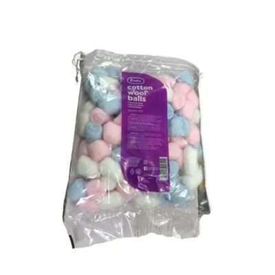 Pretty Cotton Wool Balls White (100 Pcs)