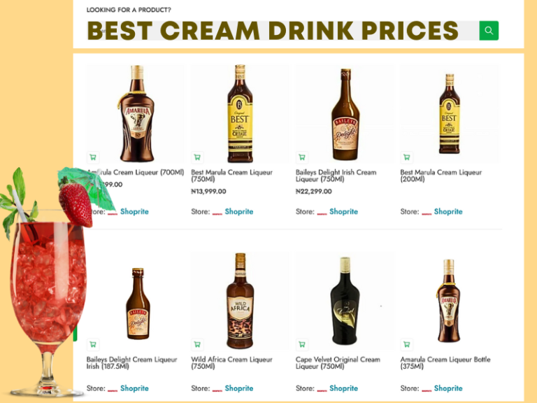 Best Cream Drink Prices in Nigeria: A Comprehensive Guide
