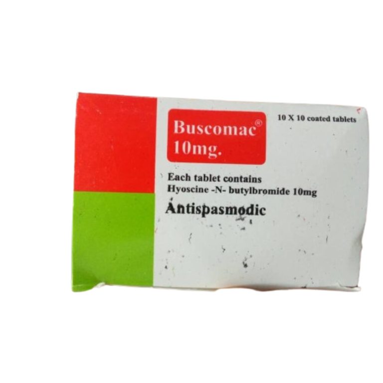 Buscomac (Hyoscine-N-Butylbromide (500mg) | 10mg per card from HTS Farms