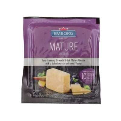 Emborg Mature Cheddar Cheese (200gm)