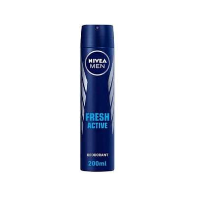 Nivea Men Spray Fresh Active Anti-Perspirant Body Spray (200mL)