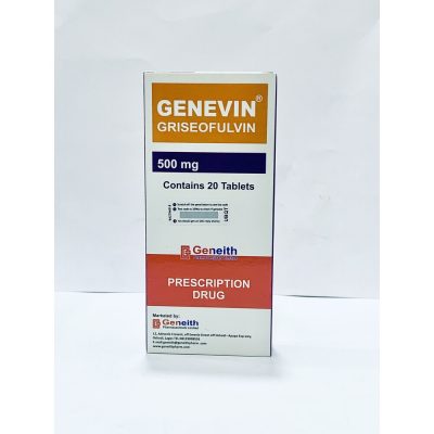 Genevin (Griseofulvin) | 500mg Contains 20 Tablets