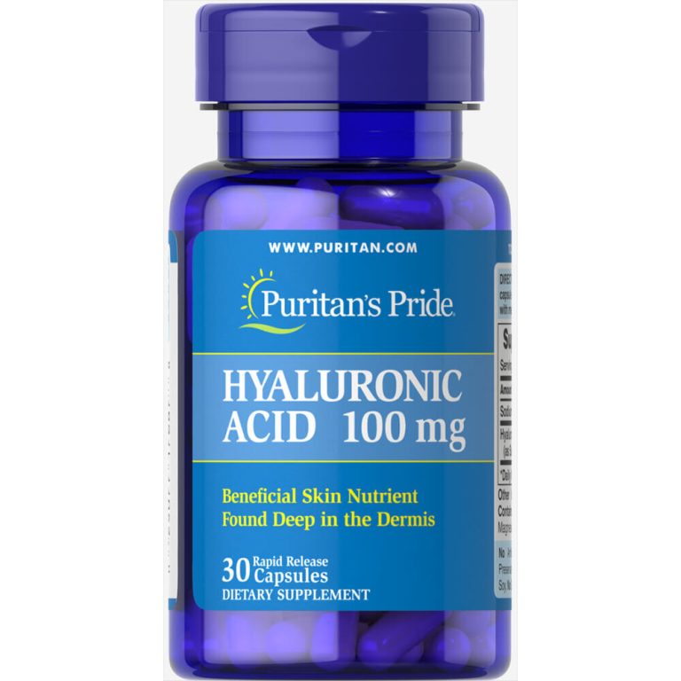Hyaluronic Acid (Puritans Pride) | 100mg (30 Capsules) from HTSPLUS Mart