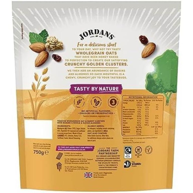 Jordan's Crunchy Oats Granola (Raisin & Almond) | 750g