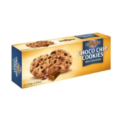 Quickbury White Coated Cookies with Vanilla Cream (150g)