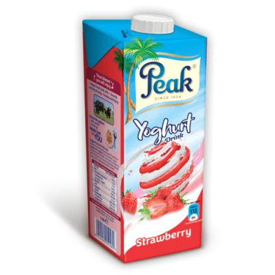 Peak Yoghurt Drink Strawberry Sweetened (1 Litre)