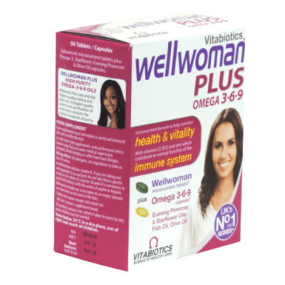 Wellwoman Plus Omega 3-6-9  -56 Capsules