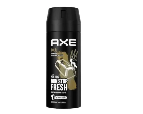 Axe Gold Deodorant Body Spray – Oud Wood & Fresh Vanilla (150ml)