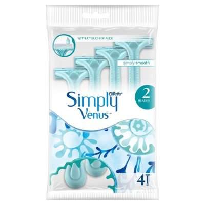 Gillette Simply Venus With Aloe 4+2 Razors For Women 6'S