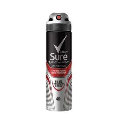 Sure Men Invisible Antibacterial Anti-Perspirant Spray	(250mL)