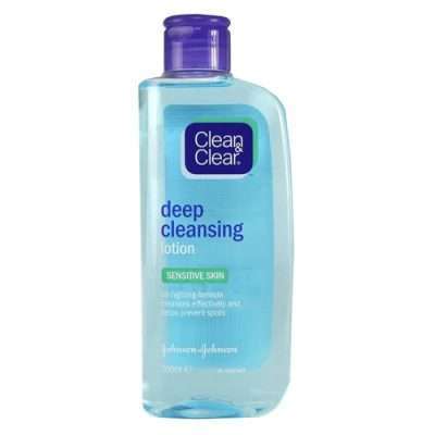Clean and Clear Deep Cleansing Lotion Sensitive Skin (200mL)